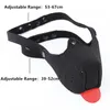 Gay Puppy Hood Maschera in neoprene Muso Adulto Pet Giochi Giochi Dog Slave Testa completa Bondage Restraint Fetish Hood BDSM Giocattoli sessuali per uomini 240109