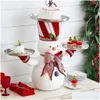 Christmas Decorations Table Supplies Food Divider Xmas Decoration Snack Rack Fruit Holder Cake Stand Tree Dessert Plate Drop Delivery Otait