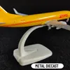 Scale 1 250 Metal Aircraft Model Replica DHL Airlines B737 Airplane Aviation Decoration Miniature Art Collection Kid Boy Toy 240108