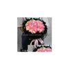 Decoratieve bloemenkransen Roosboeket Verjaardagscadeau voor vriendin en simulatie van nepzeepkist Valentijnsdag T200903 Dh3Tb