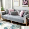 Pokrywa krzesełka 1PCS Wodoodporny sofa ER odporna na mocz kanapę dla zwierząt domowych na pory roku bez poślizgu stałych kolorów salon 211102 Drop dostawa hom dhona