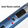 New Metal Two-Spray Torch Blue Flame Inflatable Lighter Windproof Lock Fire Small Spray Gun Cigar Lighter Men's Gift