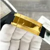 Men Watch Diamond Watches Automatic Mechanical Movement 40mm Sapphire Rubber Strap Folding Clasp Waterproof Wristwatch Wristwatches With box