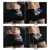 Calções masculinos calças boxer troncos clubwear motocicleta couro do plutônio plus size sleepwear cor sólida roupa de banho masculina moda