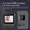 Doorbells Video Door Bell Intercom Wireless Door Bell 1080p 4,3 cala IPS Screen Visual 2.4G dla Villa Home Office Apartment