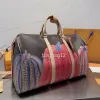 Borsone di design Classico 45CM 50CM Bagaglio da viaggio Borsa da viaggio di grande capacità Uomo Vera pelle Borsa di alta qualità Totes Borse a tracolla Borsa da donna da uomo