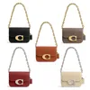 Klassieke flap mini Messenger Luxe Designer tas sacoche IDOL Dames heren Lederen gouden ketting Clutch Bag riem Cross Body Totes handtas tofu dame Avondschoudertassen