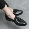 Moda Nappa Formale Nero Business Boos Italia Mocassini Scarpe eleganti da ballo Uomo Mocassini casual Appartamenti da festa