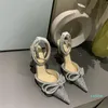 Sandales en cuir pour femmes, chaussures de fête de mariage, à la mode, partie de bal, diaporama, 2024