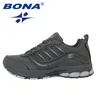 BONA Most Style Men Running Shoes Outdoor Walking Sneakers Comfortable Athletic For Sport 240109