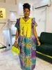 African Dresses for Women Traditional Africa Clothing Dashiki Ankara Outfits Gown Abayas Robe Muslim Kaftan Maxi Long Dress 240109