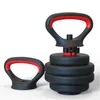 Haltères Kettlebell Bell réglables pour hommes, plaques de force, bouilloire avec poignée en métal pour femmes, pour Fitness, poignée des bras, entraînement de poids