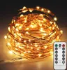 33ft 100LED Multicolor Copper Wire String Lights Fairy String Lights 8 Modes LED String Lights USB Powered With Remote Control9593591