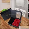 Gift Wrap Real Love Rose Jewelry Box Holder Immortal Flowers Blossom Wedding Ring Earrings Necklace Valentine039S Day Gift Se5709053 D Dhbul