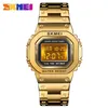 2019 Skmei Relogio Masculino 1456 Men Electronic Digital Watch Chronograph Clockデュアルタイムディスプレイスポーツ時計男性WRISTWATCH237K