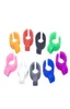 Colorful Silicone Smoking Cigarette Joint Holder Ring Finger accessories Gift For Man Women Pipes6481197