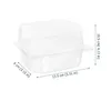 Afhaalcontainers 50 stuks Cupcake Box Mini Cake Kleine doorzichtige container gesneden