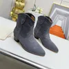 The famous designer highly recommends the classic women's ankle boots, which are a minimalist statement of a pair of boots and interpret versatility size35-40