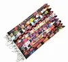 Cep telefonu kayışları Charms 100pcs Japonya Anime Boy Love Cartoon Lanyard Boyun Kayışı Klipli Araba Anahtar Kimliği Kart Mobil PHO2493010