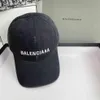 Balencaigass Hat 2022 Oryginalna wysokiej jakości poprawna wersja B Paris Umyjane otwory, aby zrobić stare czapki baseballowe OppCA273V