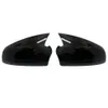 Nytt par sidospegelskydd för Vauxhall Opel Astra H MK5 Door 2004-2009 Glossy Black Rearview Mirror Cover Caps Biltillbehör