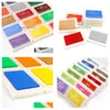 Other Household Sundries Nice Color Big Craft Ink Pad Stamp Inkpad Set For Diy Funny Work .Wholesale Sn2306 Drop Delivery Home Garden Dhv1Y