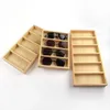 Okulary przeciwsłoneczne okulary przeciwsłoneczne Wyświetlacz Tray Modne okulary przeciwsłoneczne Szklanki Proponowane do przechowywania pudełka do przechowywania pudełka z tacą biżuterii sinewood