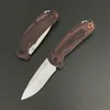 Special Offer BM15031 Folding Knife S30v Satin Drop Point Blade Wood with Steel Sheet Handle Outdoor Camping Hiking Fishing EDC Pocket Knives