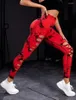 Damesbroeken Yoga Dames Naadloos Tie Dye Uitgehold Strak Hoge taille Heuplift Sport Fitnessbroeken Sneldrogend Gymleggings 2024