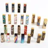 103050pcs Empty Lipstick Tube Lip Balm Square Fresh and Elegant Chinese Style 3D Printing Gloss Cosmetic Container 240110