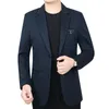 Giacca da uomo in cotone Plus 2023 Autunno e inverno Young Business Leisure Blazer per eleganti eleganti 240110