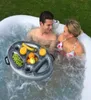 Inflatable Spa Bar Tub Spas Floating Drinks and Food Holder Tray Life Range8136890