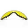 Original Yellow Graced Magnetic Lens for ski goggles GOG-2181 anti-fog UV400 ski glasses snow goggles Night SkiingOnly Lens 240109