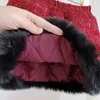 Clothing Sets Baby Girls Winter Set Fake Fur Elegant Suits Coats Skirts Kids Thick Warm Birthday Princess 2pcs Children Clothes