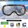 Findway Aldult Ski Goggles 100% UV 400 Protection-Changeable Lens Anti Fog Over Glasses Snowboard Goggles for Women Men 240109