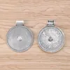 Colares Pingente 2 Pcs Tibetano Prata Grande Tribal Bohemia Boho Estilo Medalhão Encantos Redondos Pingentes Para DIY Colar Jóias Fazendo