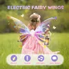 Electric Fairy Wings for Girls - Light Up Butterfly Elf Wings With