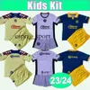 espnsport 23 24 Club America HENRY Kit per bambini Maglie da calcio J. DOS SANTOS ARAUJO L. REYES FIDALGO A. ZENDEJAS Maglia a maniche lunghe Home Away 3a Maglia da calcio