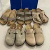 10A Slipisti per donne di alta qualità Slipisti Luxurys Designer Clogs Sandal Slider Men Tazz Suede in pelle Casualmente Scarpe Mule Boston