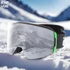 Kapvoe kayak gözlükleri çift katmanlar anti-fog uv400 snowboard kar gözlükleri kar motosikleti gözlük dış mekan spor kayak 240109