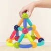 Bâtons de Construction magnétiques blocs jouet pour les tout-petits Montessori tige ensemble de Construction éducatif aimant jouets enfants 240110