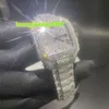 Wysokiej jakości stal nierdzewna mrożona w VVS Moissanite Diamond Mechanical Watch