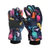 Thermische Kinderen Skihandschoenen Winter Buiten Waterdicht Winddicht Fleece Warm Kind Snowboard Winter Sneeuwhandschoenen voor Skiën Rijden 240109