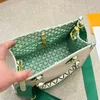 Borsa a mano firmata Borsa a mano verde Borsa a spalla Borse per la spesa Borsa a mano di grande capacità Borse in vera pelle Donna Impermeabile Due lati Borsa hobo da donna