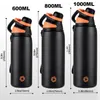 FEIJIAN Thermos With Magnetic Lid Outdoor Sport Stainless Steel Water Bottle Keep Cold Insulated Vacuum Flask 1000ml 240110