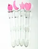 MoonStarBearHeart pyrex glass Anal butt plug crystal dildo Female adults masturbation products Sex toys beads anus stopper Y1919314521