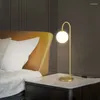 Table Lamps TEMAR Contemporary Brass Lamp LED Gold Copper Desk Decor Lighting For Modern Home Study Bedroom