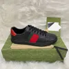 Gratis winkelen met doos Heren Dames Casual schoenen Heren nette schoenen Sneaker Slangleer Sneakers comfort Ace Bee Strepen Schoen Sport Trainers Tijger maat 35-45