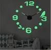 Wall Clocks Creative Glow-In-The-Dark Diy Clock 47 Large Size Acrylic Living Room Decoration Sticker Silent Drop Delivery Otvro