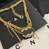 Original Boutique Pendant Style Girl Gold Plated Long Chain Autumn/Winter New Designer Women Gift Necklace 559